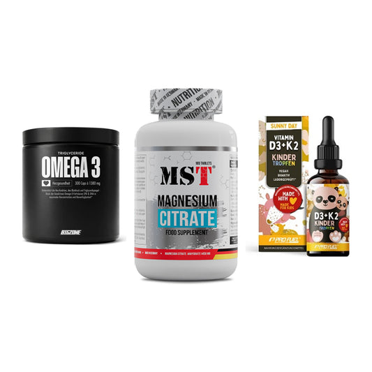 Herz & Gefäße: Big Zone Omega 3 + MST Magnesium + ProFuel VITAMIN – alle enthaltenen Artikel