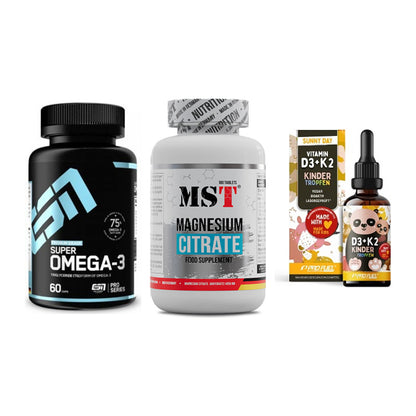 Herz & Gefäße: ESN Omega 3 + MST Magnesium + ProFuel VITAMIN – alle enthaltenen Artikel