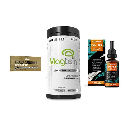 Herz & Gefäße: Olimp Omega 3 + Skill Nutrition + ProFuel Vitamin – alle enthaltenen Artikel