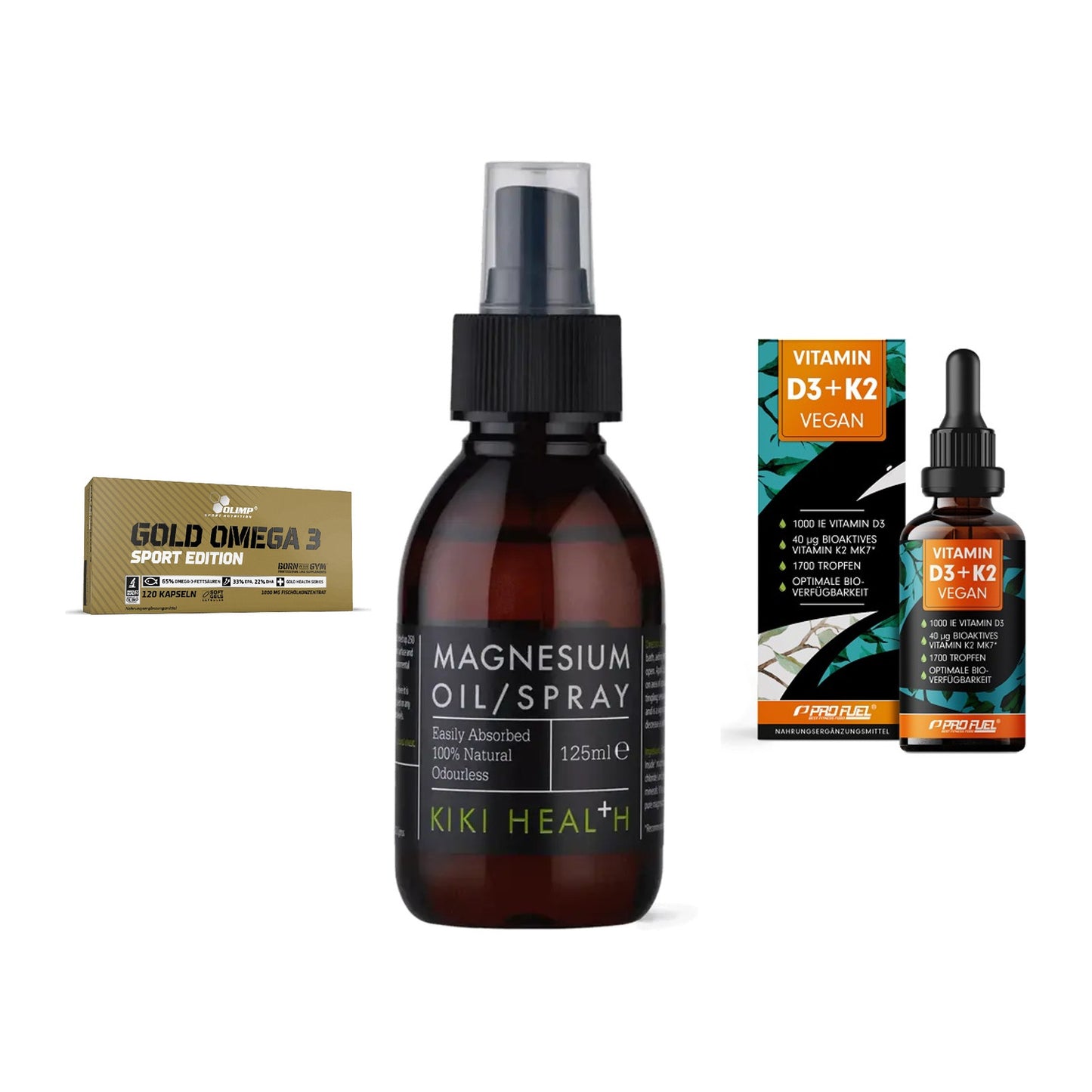 Herz & Gefäße: Olimp Omega 3 + KIKI Health + ProFuel Vitamin – alle enthaltenen Artikel