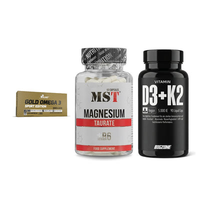 Herz & Gefäße: Olimp Omega 3 + MST Magnesium + Big Zone Vitamin – alle enthaltenen Artikel