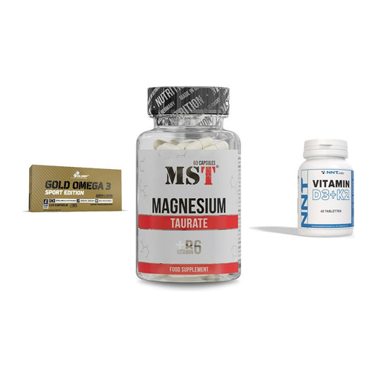 Herz & Gefäße: Olimp Omega 3 + MST Magnesium + NNT Vitamin – alle enthaltenen Artikel