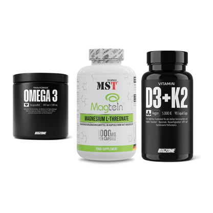 Herz & Gefäße: Big Zone Omega 3 + MST Magnesium + Big Zone Vitamin – alle enthaltenen Artikel