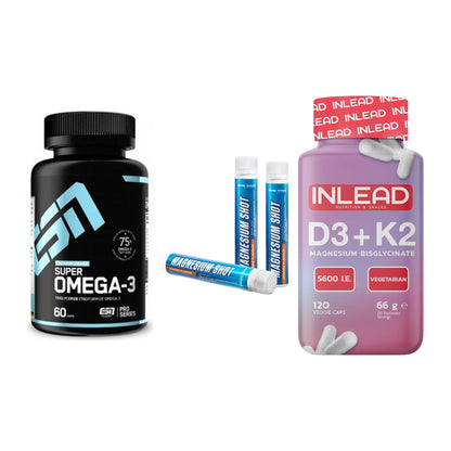 Herz & Gefäße: ESN Omega 3 + Body Attack + INLEAD Vitamin – alle enthaltenen Artikel
