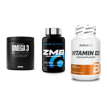 Herz & Gefäße: Big Zone Omega 3 + Scitec ZMB + BioTech Vitamin – alle enthaltenen Artikel