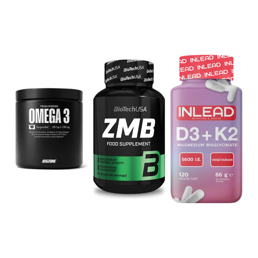 Herz & Gefäße: Big Zone Omega 3 + BioTech ZMB + INLEAD Vitamin – alle enthaltenen Artikel