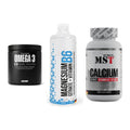 Herz & Gefäße: Big Zone Omega 3 + MST Magnesium B6 + MST Calcium – alle enthaltenen Artikel