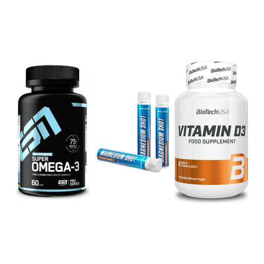 Herz & Gefäße: ESN Omega 3 + Body Attack + BioTech Vitamin – alle enthaltenen Artikel
