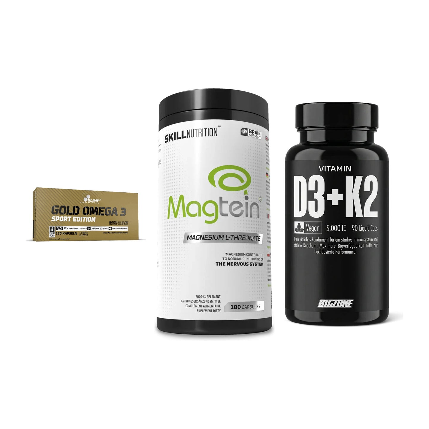 Herz & Gefäße: Olimp Omega 3 + Skill Nutrition + Big Zone Vitamin – alle enthaltenen Artikel