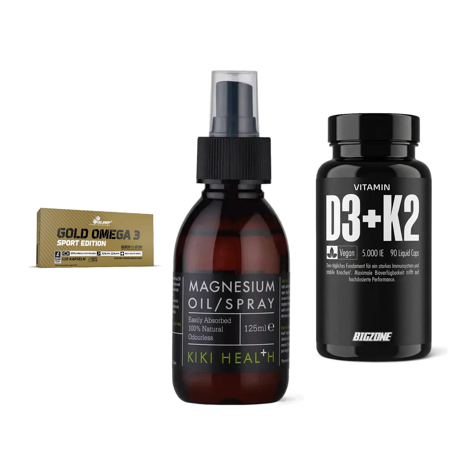 Herz & Gefäße: Olimp Omega 3 + KIKI Health + Big Zone Vitamin – alle enthaltenen Artikel
