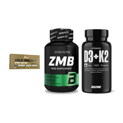 Herz & Gefäße: Olimp Omega 3 + BioTech ZMB + Big Zone Vitamin – alle enthaltenen Artikel