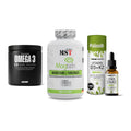 Herz & Gefäße: Big Zone Omega 3 + MST Magnesium + Sinob Vitamin D3 – alle enthaltenen Artikel