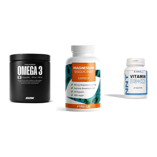 Herz & Gefäße: Big Zone Omega 3 + ProFuel Magnesiu + NNT Vitamin – alle enthaltenen Artikel