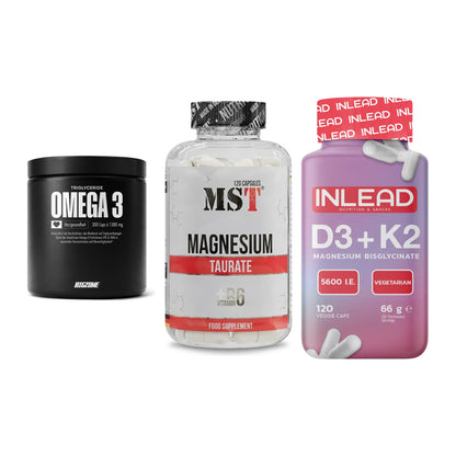 Herz & Gefäße: Big Zone Omega 3 + MST Magnesium + INLEAD Vitamin – alle enthaltenen Artikel
