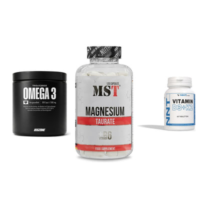 Herz & Gefäße: Big Zone Omega 3 + MST Magnesium + NNT Vitamin – alle enthaltenen Artikel