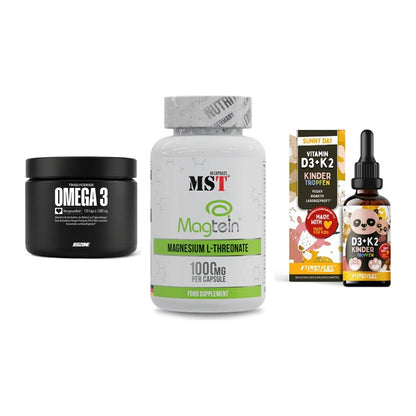 Herz & Gefäße: Big Zone Omega 3 + MST Magnesium + ProFuel VITAMIN – alle enthaltenen Artikel