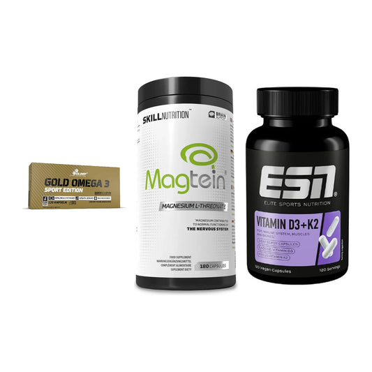 Herz & Gefäße: Olimp Omega 3 + Skill Nutrition + ESN Vitamin D3 – alle enthaltenen Artikel