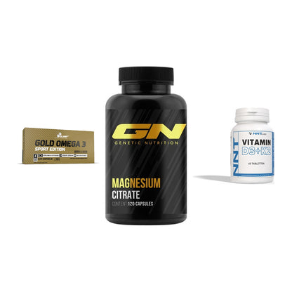Herz & Gefäße: Olimp Omega 3 + GN Magnesium + NNT Vitamin – alle enthaltenen Artikel