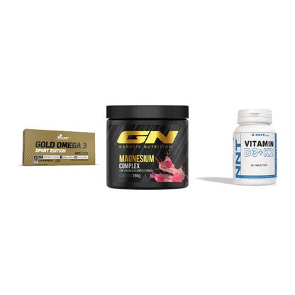 Herz & Gefäße: Olimp Omega 3 + GN Magnesium + NNT Vitamin – alle enthaltenen Artikel