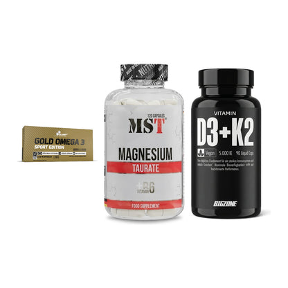 Herz & Gefäße: Olimp Omega 3 + MST Magnesium + Big Zone Vitamin – alle enthaltenen Artikel