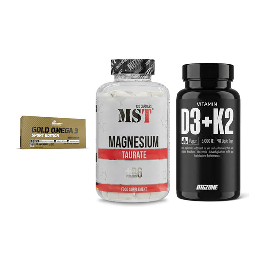 Herz & Gefäße: Olimp Omega 3 + MST Magnesium + Big Zone Vitamin – alle enthaltenen Artikel