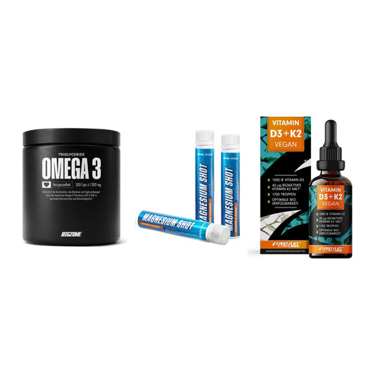 Herz & Gefäße: Big Zone Omega 3 + Body Attack + ProFuel Vitamin – alle enthaltenen Artikel