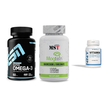 Herz & Gefäße: ESN Omega 3 + MST Magnesium + NNT Vitamin – alle enthaltenen Artikel