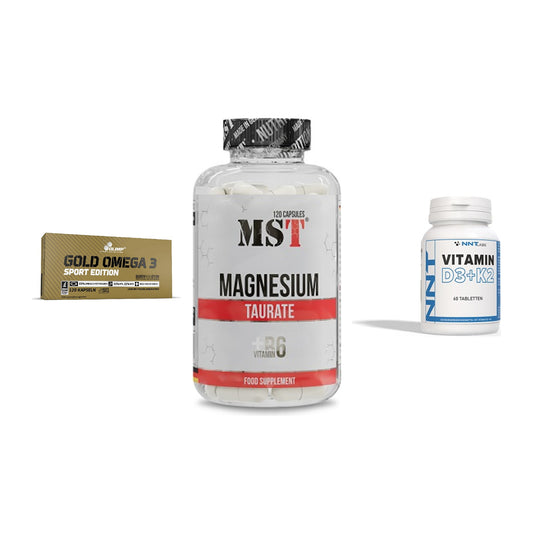 Herz & Gefäße: Olimp Omega 3 + MST Magnesium + NNT Vitamin – alle enthaltenen Artikel