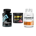 Herz & Gefäße: ESN Omega 3 + GN Magnesium + BioTech Vitamin – alle enthaltenen Artikel