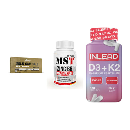 Herz & Gefäße: Olimp Omega 3 + MST Zinc + INLEAD Vitamin – alle enthaltenen Artikel