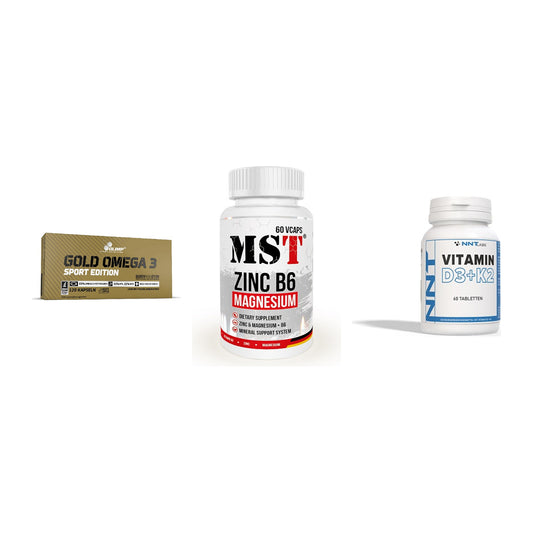 Herz & Gefäße: Olimp Omega 3 + MST Zinc + NNT Vitamin – alle enthaltenen Artikel