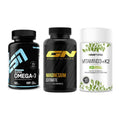 Herz & Gefäße: ESN Omega 3 + GN Magnesium + Sinob Vitamin D3 – alle enthaltenen Artikel