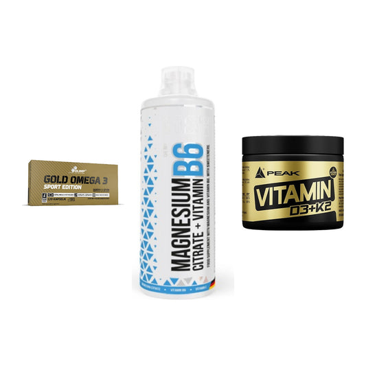Herz & Gefäße: Olimp Omega 3 + MST Magnesium B6 + Peak Vitamin – alle enthaltenen Artikel