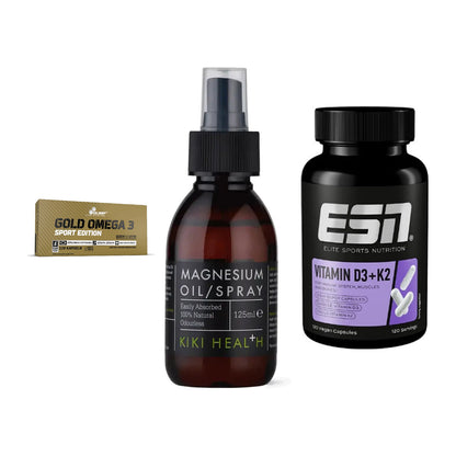 Herz & Gefäße: Olimp Omega 3 + KIKI Health + ESN Vitamin D3 – alle enthaltenen Artikel