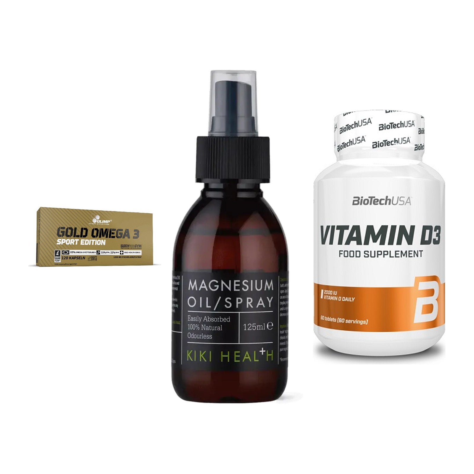 Herz & Gefäße: Olimp Omega 3 + KIKI Health + BioTech Vitamin – alle enthaltenen Artikel