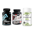 Herz & Gefäße: ESN Omega 3 + Big Zone Magnesi + Sinob Vitamin D3 – alle enthaltenen Artikel