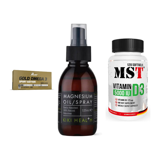 Herz & Gefäße: Olimp Omega 3 + KIKI Health + MST Vitamin D3 – alle enthaltenen Artikel