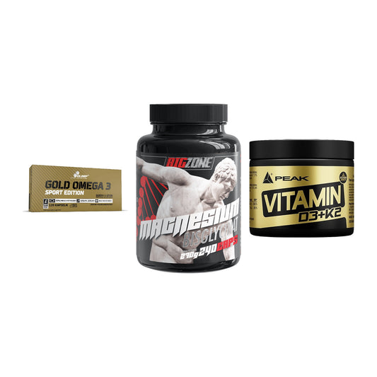 Herz & Gefäße: Olimp Omega 3 + Big Zone Magnesi + Peak Vitamin – alle enthaltenen Artikel