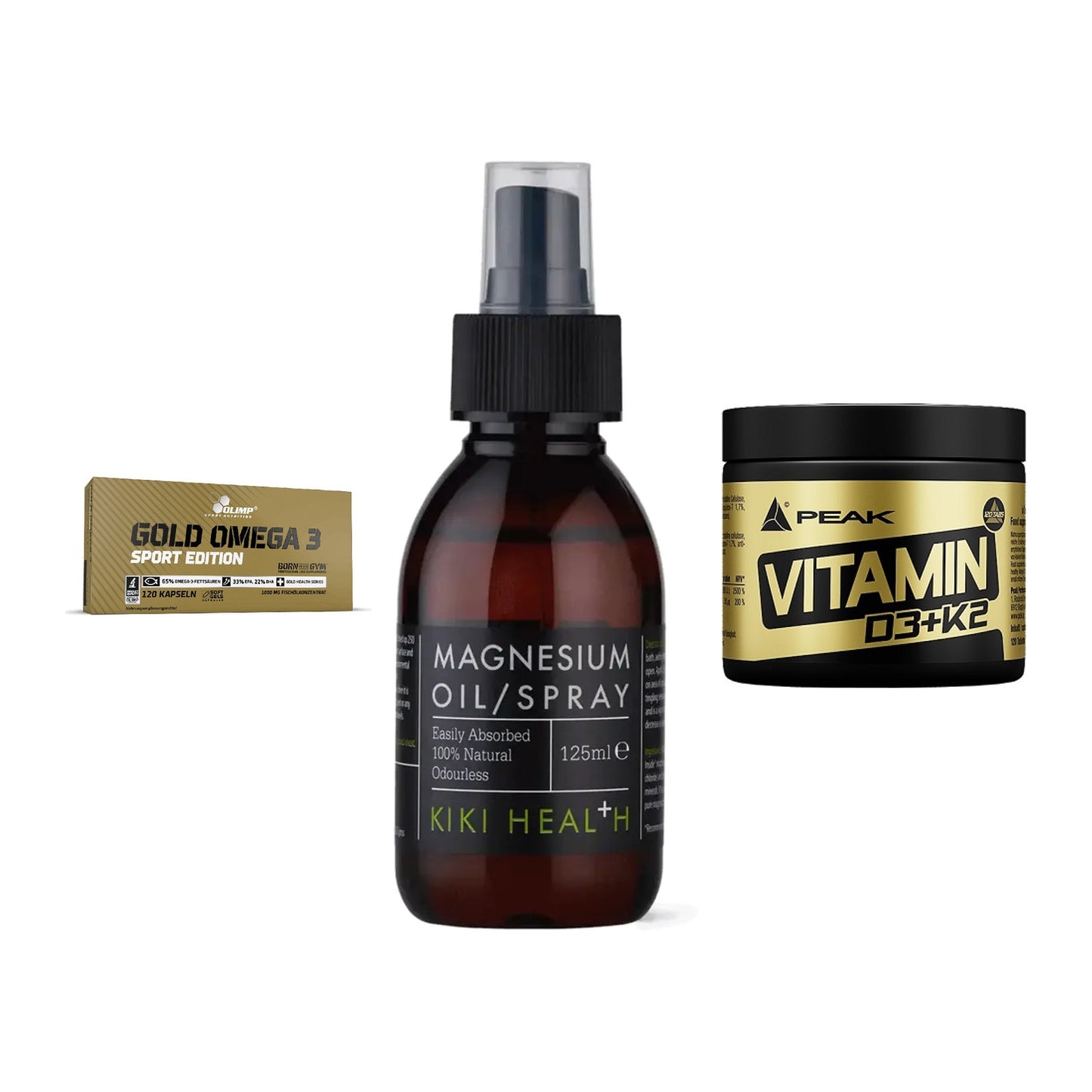 Herz & Gefäße: Olimp Omega 3 + KIKI Health + Peak Vitamin – alle enthaltenen Artikel
