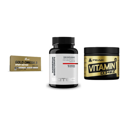 Herz & Gefäße: Olimp Omega 3 + Scitec Magnesium + Peak Vitamin – alle enthaltenen Artikel