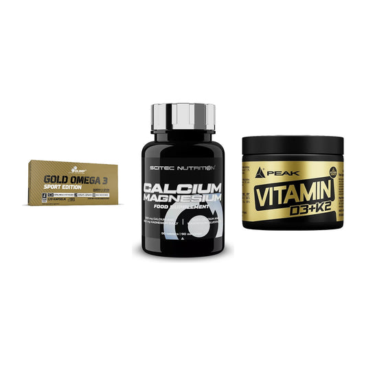 Herz & Gefäße: Olimp Omega 3 + Scitec Calcium + Peak Vitamin – alle enthaltenen Artikel
