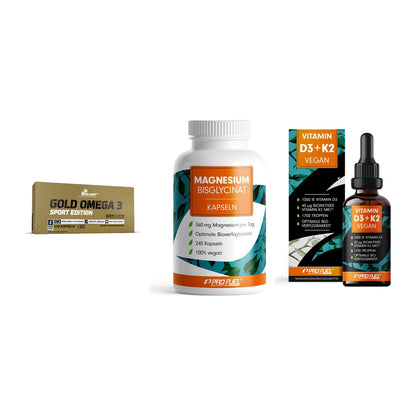Herz & Gefäße: Olimp Omega 3 + ProFuel Magnesiu + ProFuel Vitamin – alle enthaltenen Artikel
