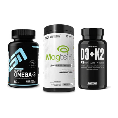 Herz & Gefäße: ESN Omega 3 + Skill Nutrition + Big Zone Vitamin – alle enthaltenen Artikel