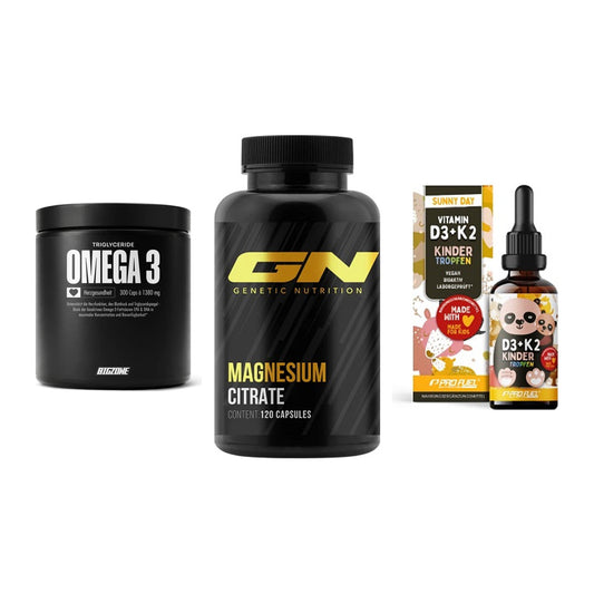 Herz & Gefäße: Big Zone Omega 3 + GN Magnesium + ProFuel VITAMIN – alle enthaltenen Artikel