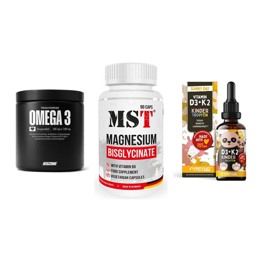 Herz & Gefäße: Big Zone Omega 3 + MST Magnesium + ProFuel VITAMIN – alle enthaltenen Artikel