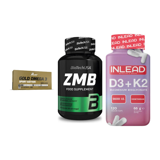 Herz & Gefäße: Olimp Omega 3 + BioTech ZMB + INLEAD Vitamin – alle enthaltenen Artikel