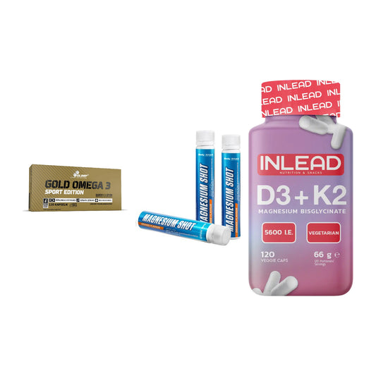 Herz & Gefäße: Olimp Omega 3 + Body Attack + INLEAD Vitamin – alle enthaltenen Artikel