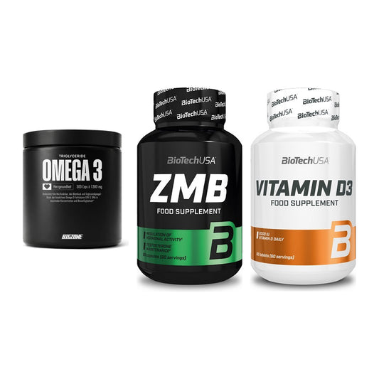 Herz & Gefäße: Big Zone Omega 3 + BioTech ZMB + BioTech Vitamin – alle enthaltenen Artikel