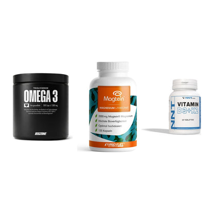 Herz & Gefäße: Big Zone Omega 3 + ProFuel Magnesiu + NNT Vitamin – alle enthaltenen Artikel