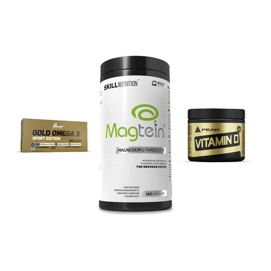 Herz & Gefäße: Olimp Omega 3 + Skill Nutrition + Peak Vitamin D – alle enthaltenen Artikel